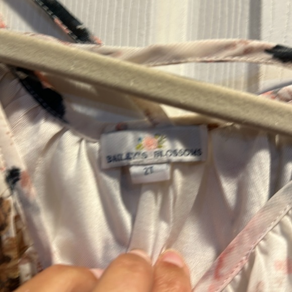 Bailey’s Blossoms Chiffon Floral Boho Tank Dress 2T - Picture 2 of 7